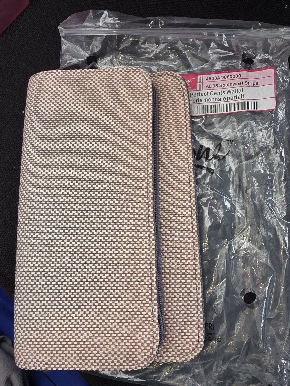 Thirty-One perfect cents wallet in southwest stripe